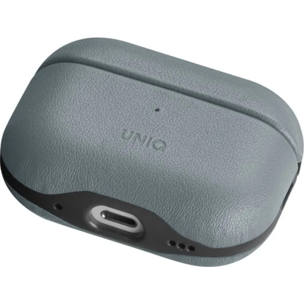 Чехол UNIQ Lyden для Airpods Pro 2 голубой кожа 2